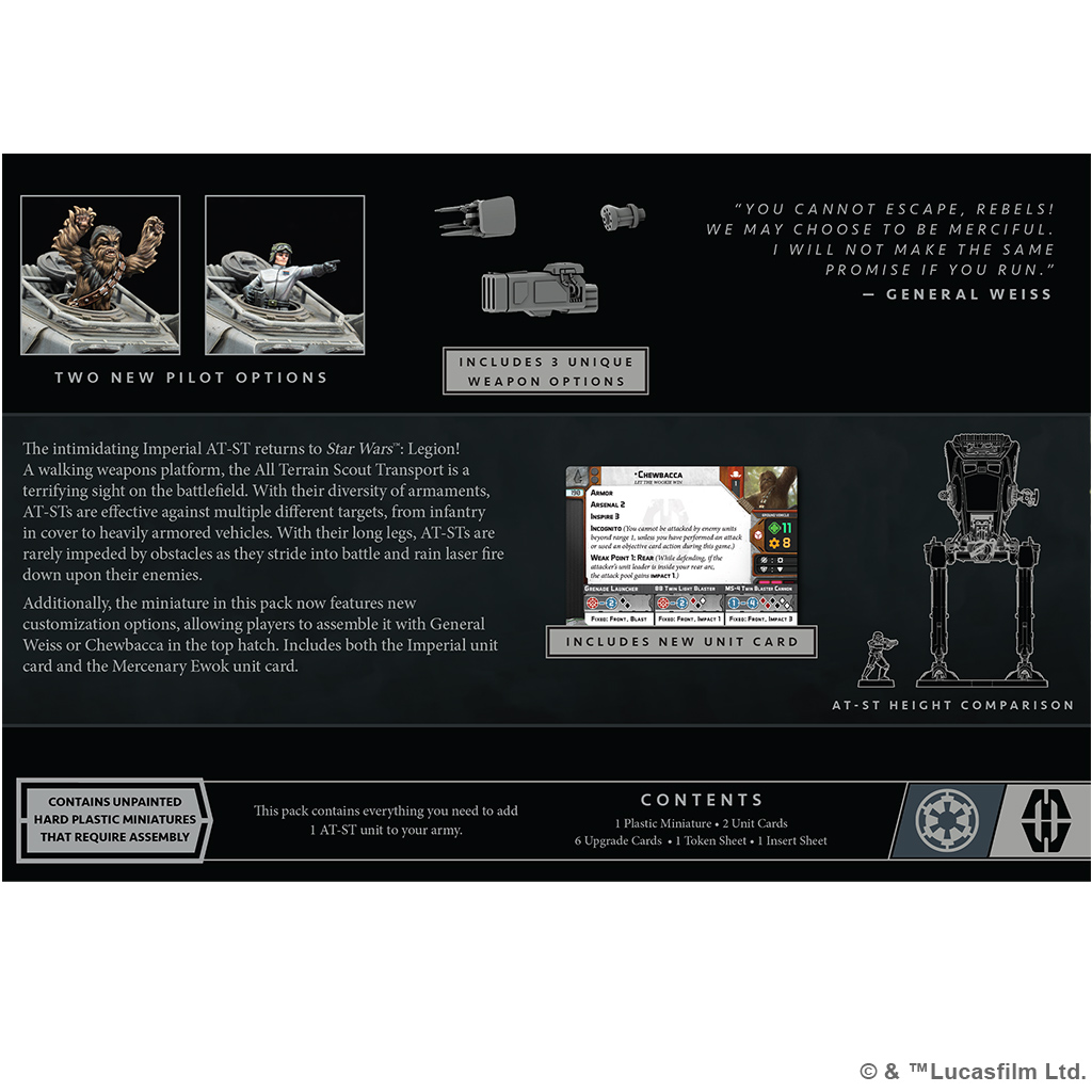Star Wars : Legion - AT-ST Walker Unit Expansion